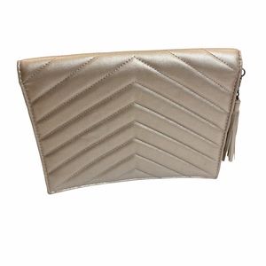 Neiman Marcus Champagne Vintage Clutch Bag